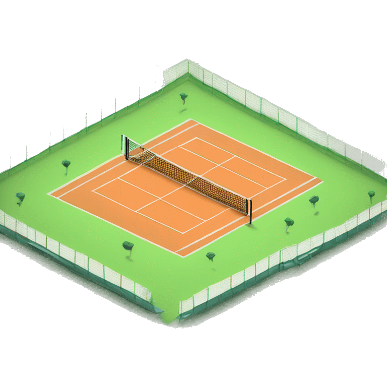 tennis court emoji