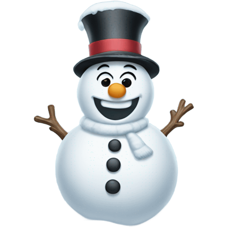 Frosty the snowman  emoji