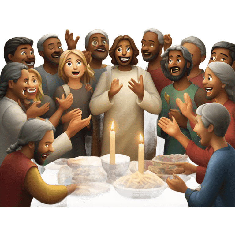 celebrating christ emoji