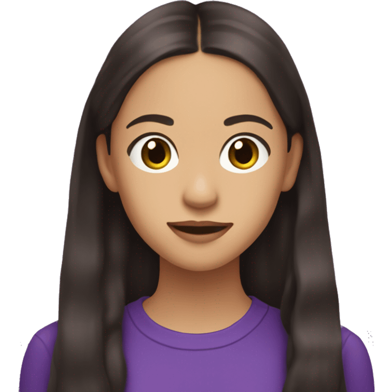 Olivia rodrigo in purple emoji