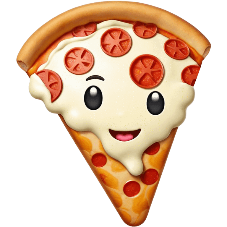 Pizza ice cream emoji