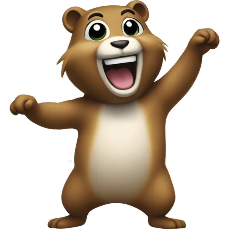 dancing golang gopher emoji