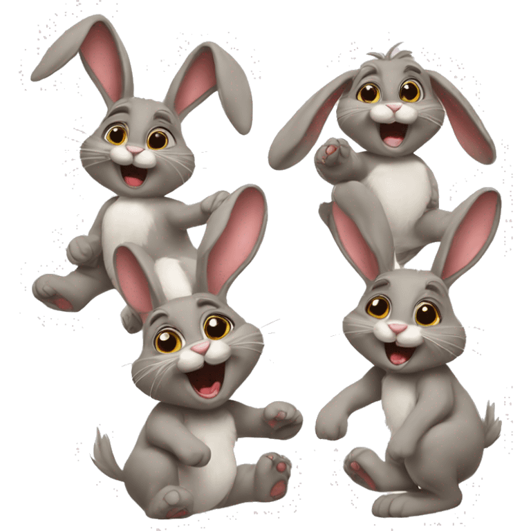 Bunny crazy emoji