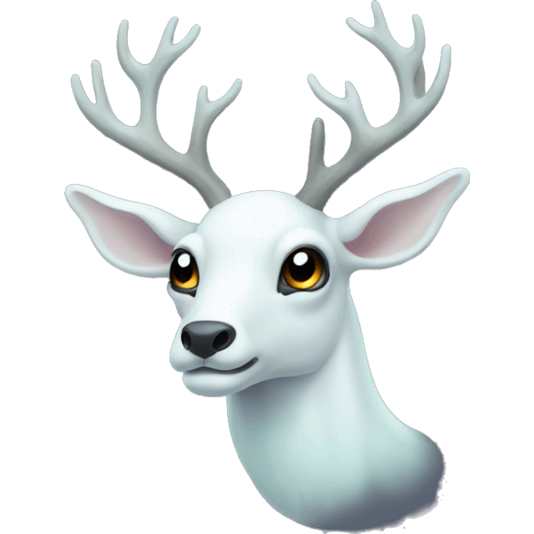 Ghost deer emoji