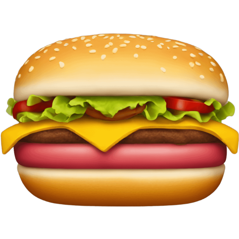 Hamburger mixed with hotdog emoji