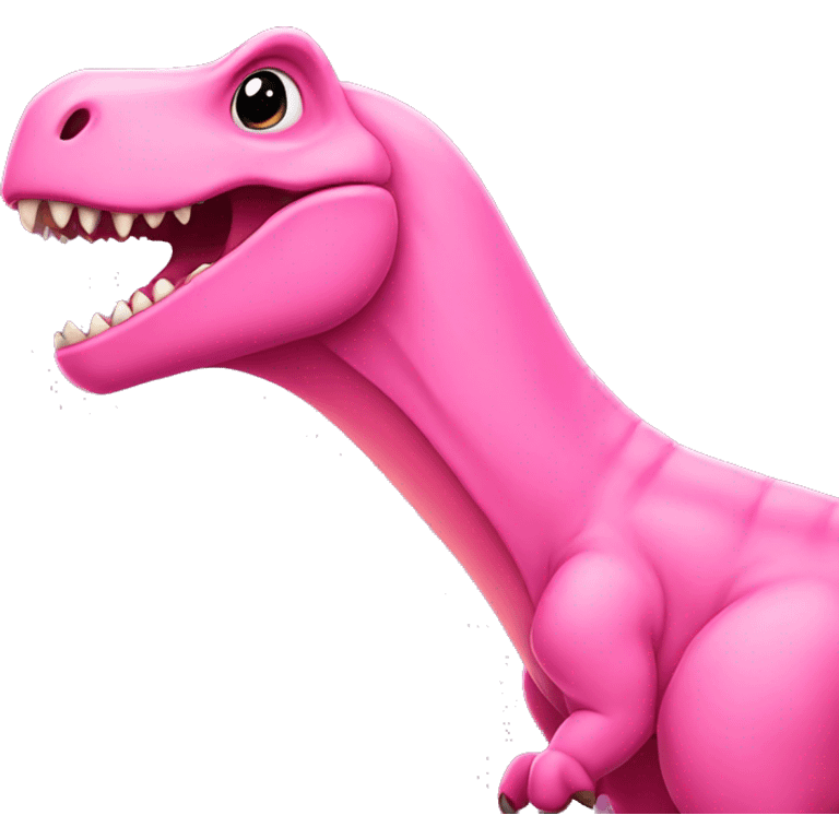 Pink dinosaur emoji