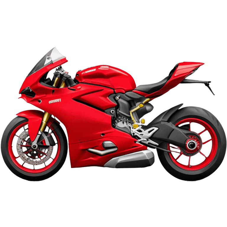 Ducati Panigale (Sportbike) - Ducati Panigale V4 (Model Year: 2022) (Iconic colour: Red) emoji