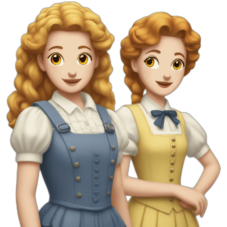 diana with anne shirley netflix serie emoji