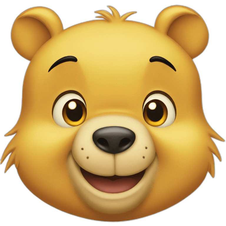 winnie the pooh face emoji