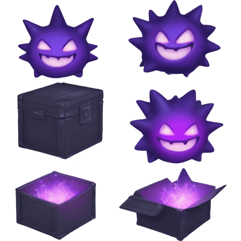 THE 🪄🪄🪄MAGIC BOX🗿 box of magic light gengar  emoji