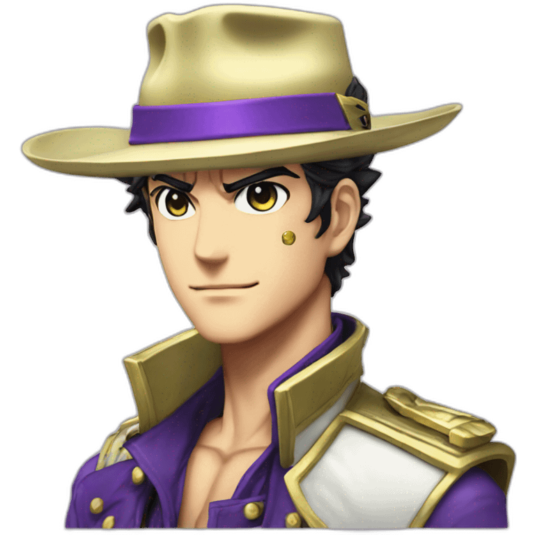 jotaro from jojo bizarre adventure emoji