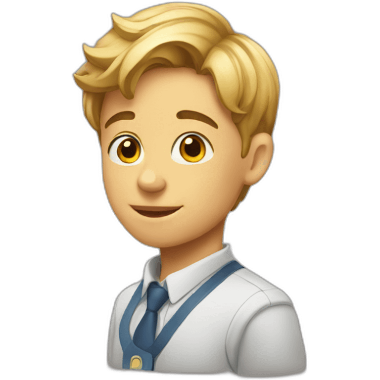 Smart boy emoji