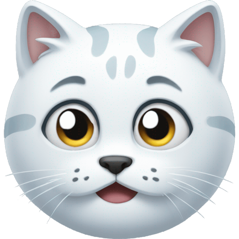 Froze cat emoji