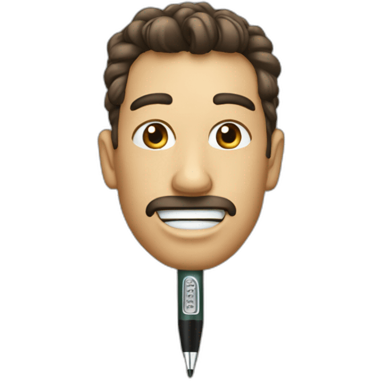 Apple-pen emoji