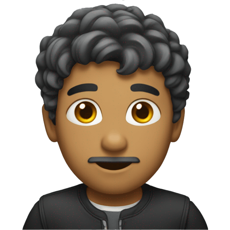 Una persona rizada emoji