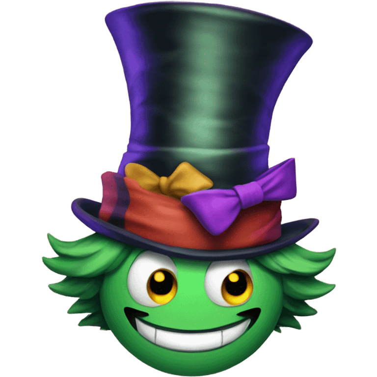 Mad hatter Christmas  emoji