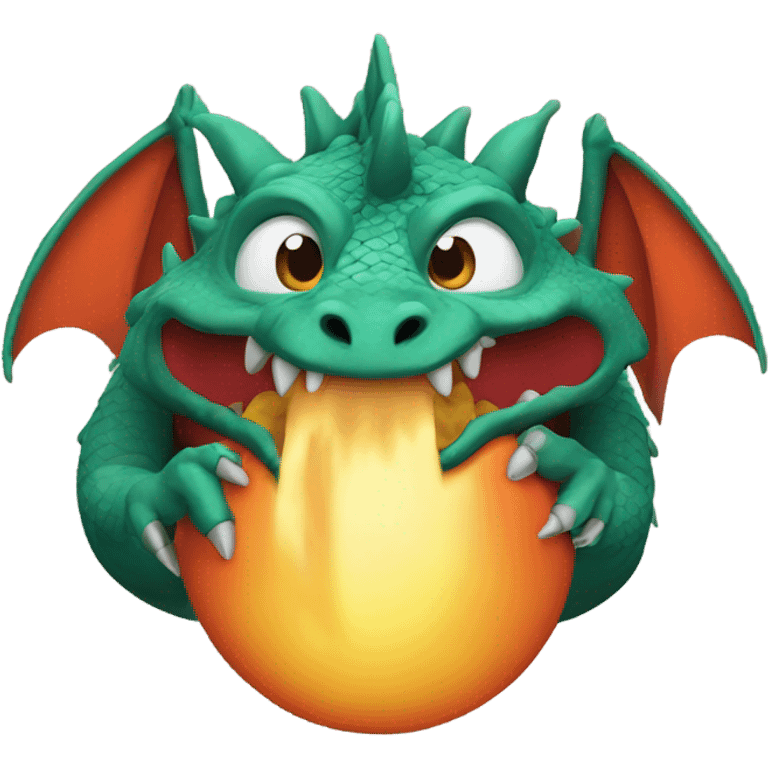 dragon with NSLB theme emoji