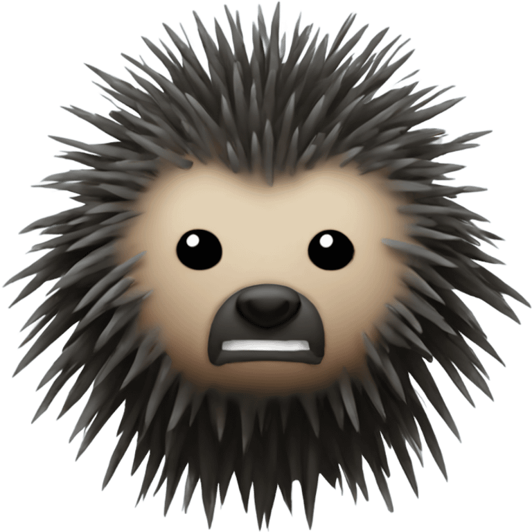 Porcupine bad guy emoji