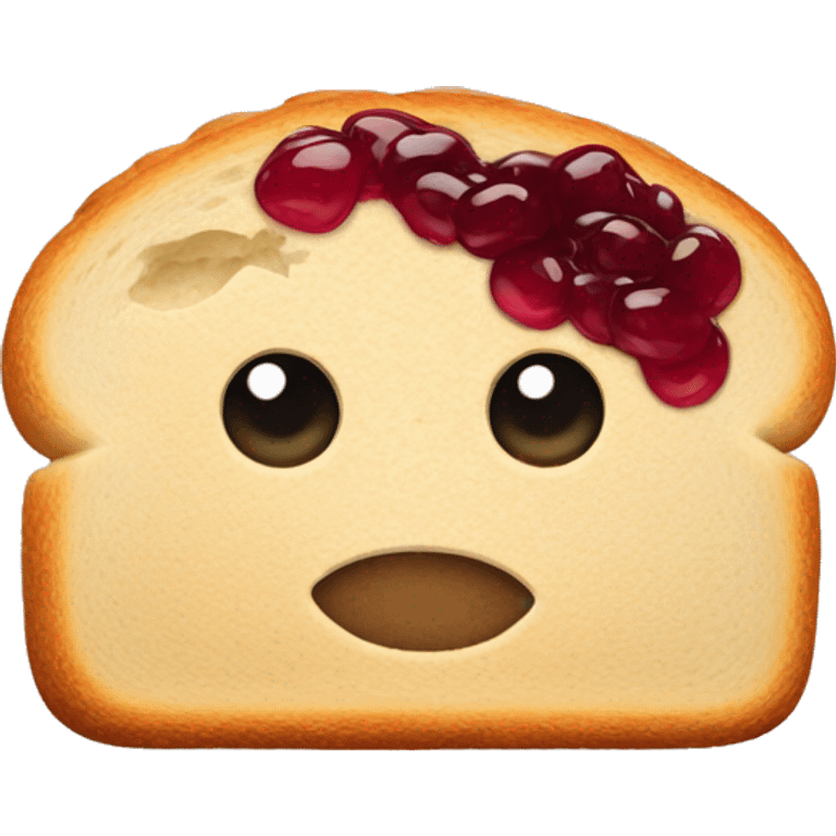 bread filled with jam emoji