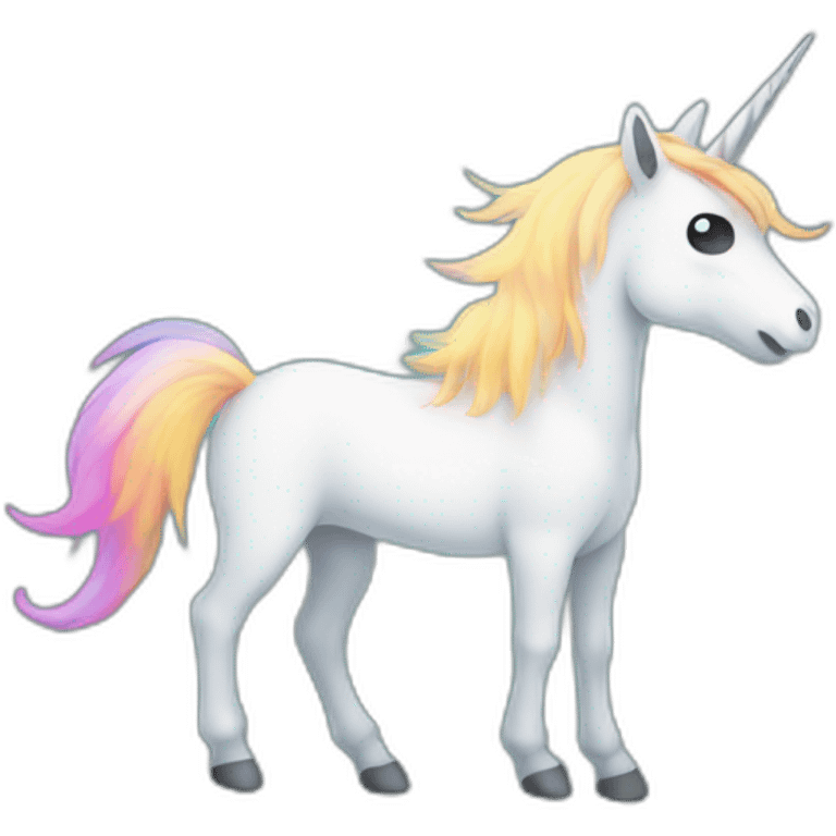 unicorn x ray emoji