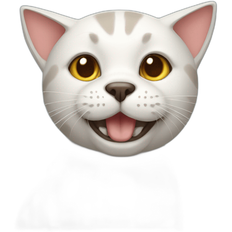 Cat with dog head emoji