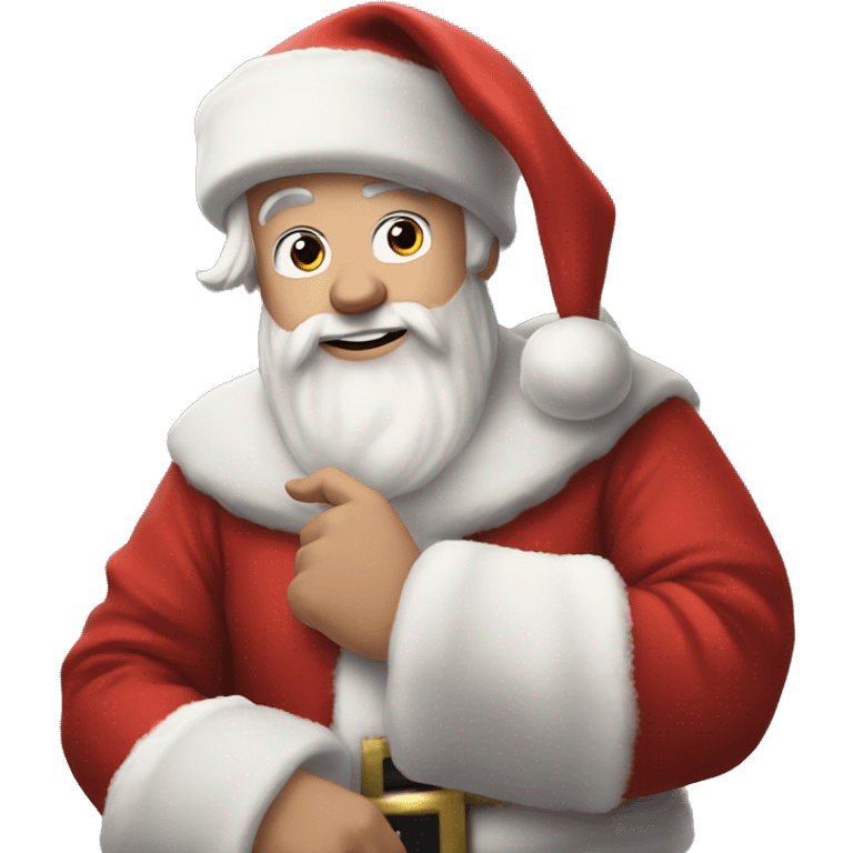 MrBeast as santa claus emoji