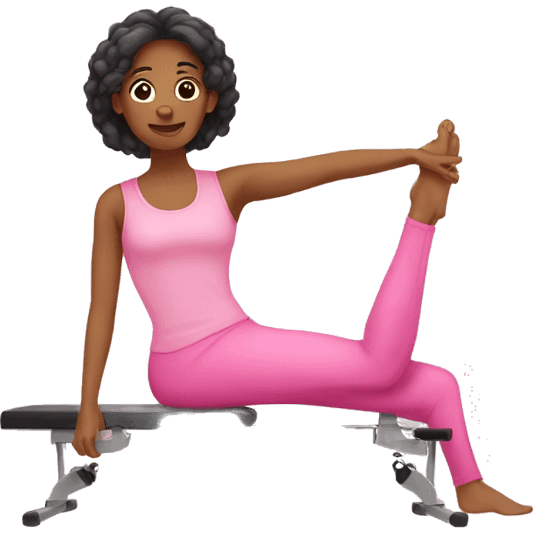 Pink Pilates  emoji