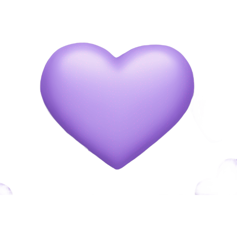 Lavender heart emoji