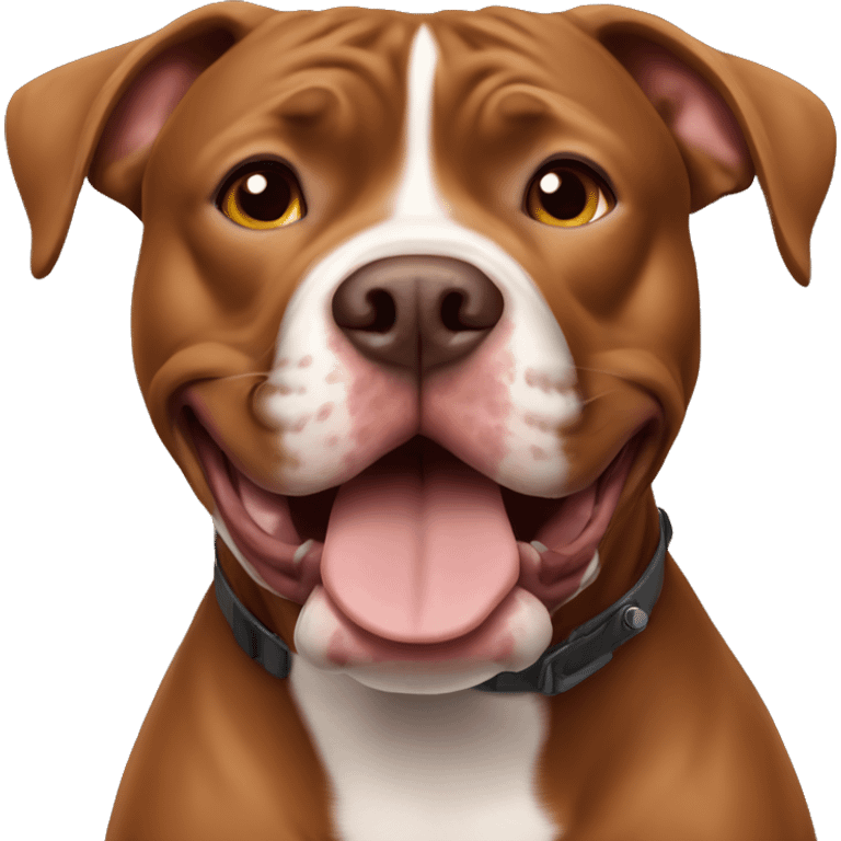 brown pitbull emoji