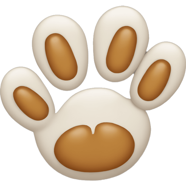 Dog feet emoji