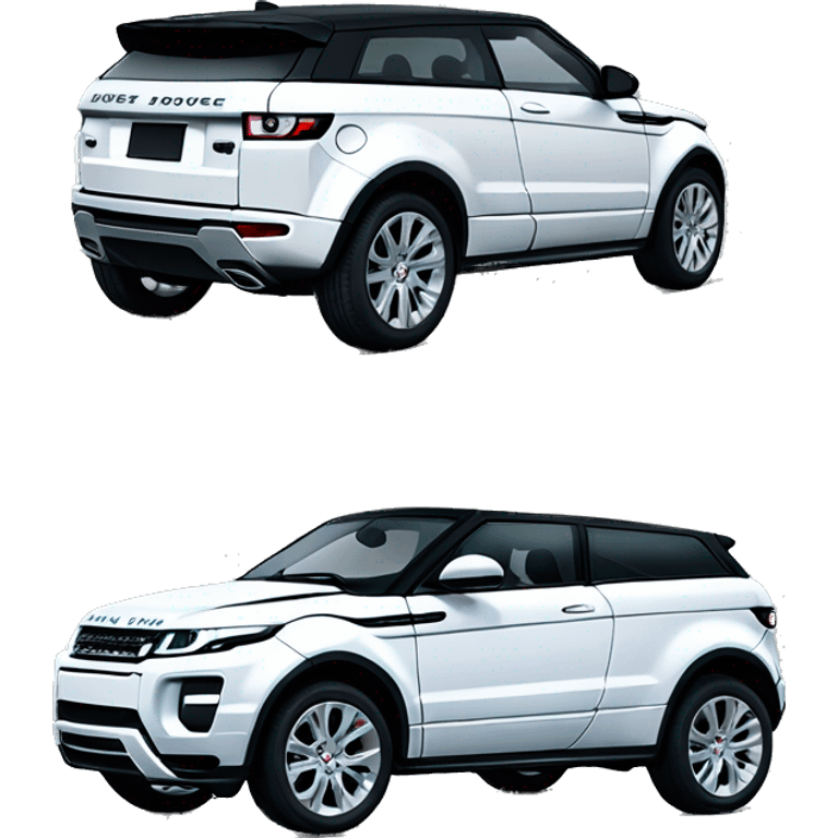 White range rover evoque emoji