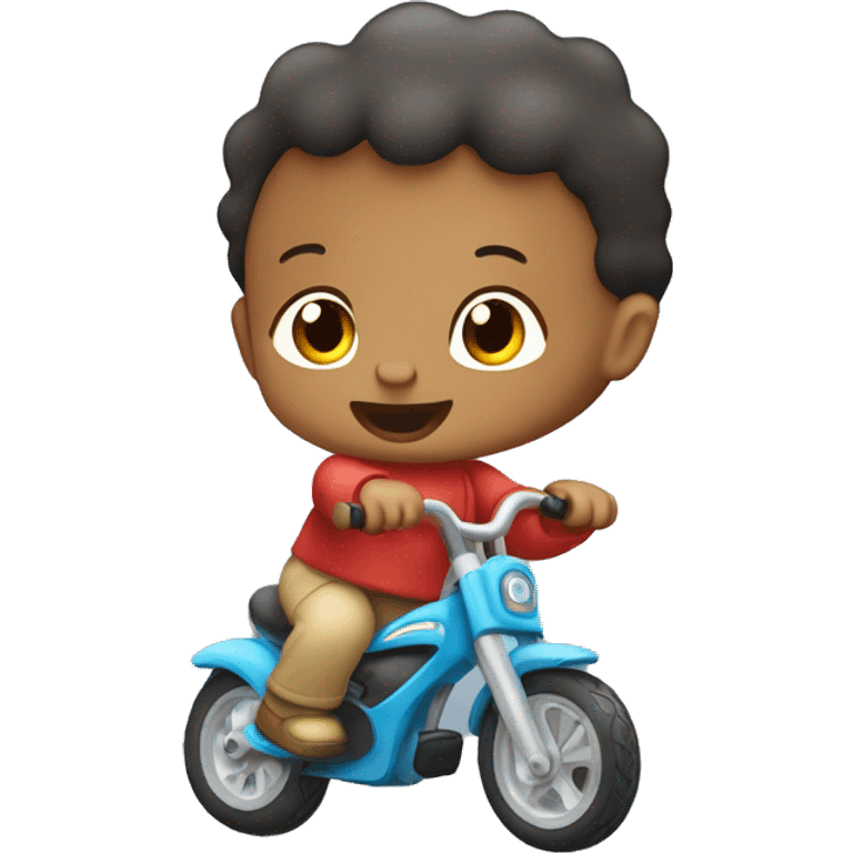 ￼￼baby on a bike emoji