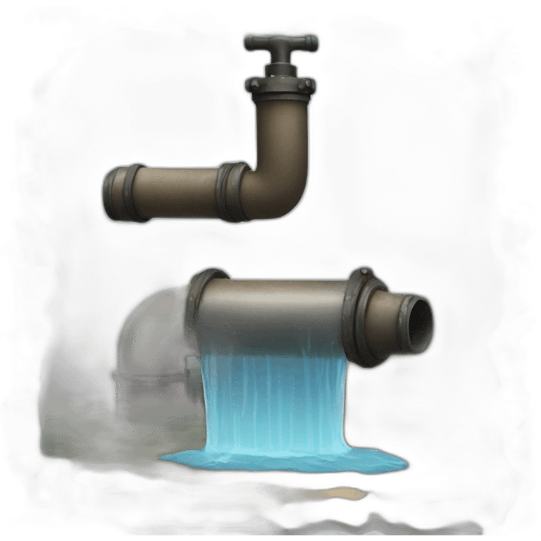 Pipe Water leak emoji