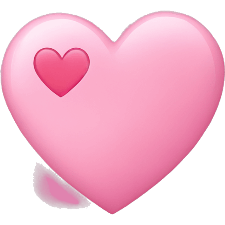 Pink heart emoji