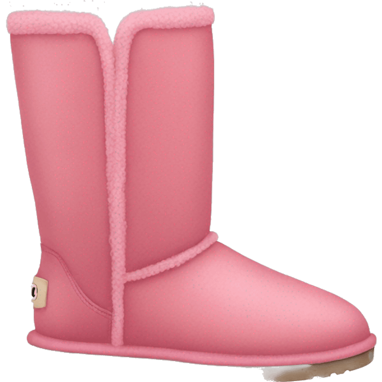 Pink ugg boots emoji