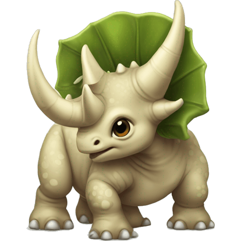 Triceratops baby emoji