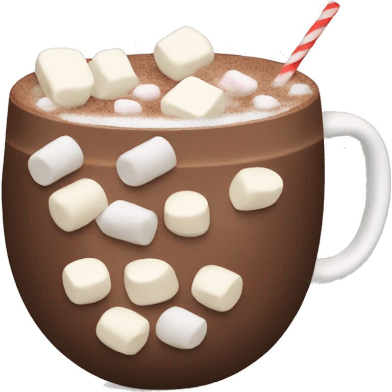 Hot chocolate with marshmallows emoji