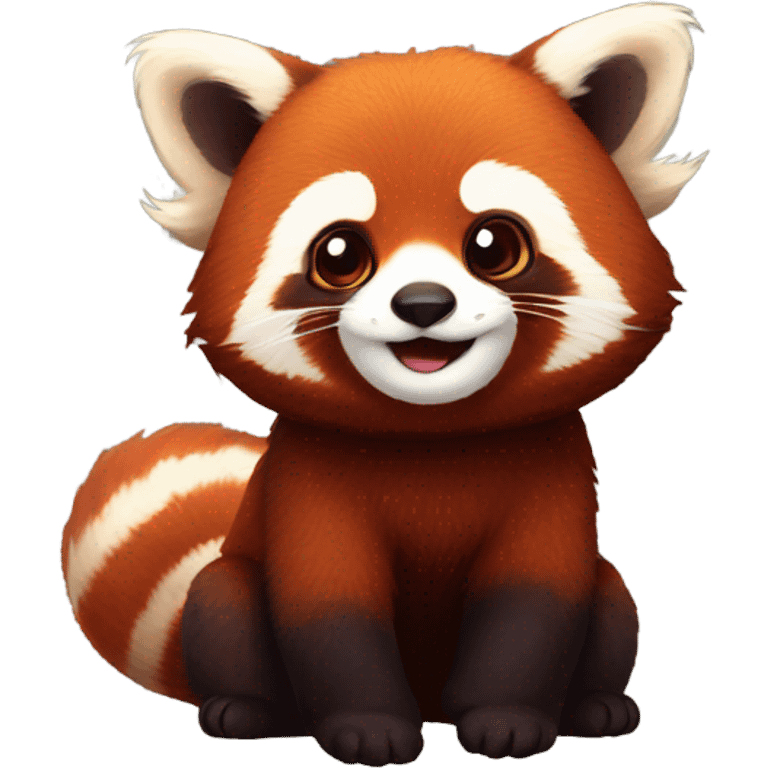 Cutest red panda emoji