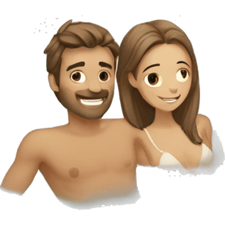 Couple bathing emoji