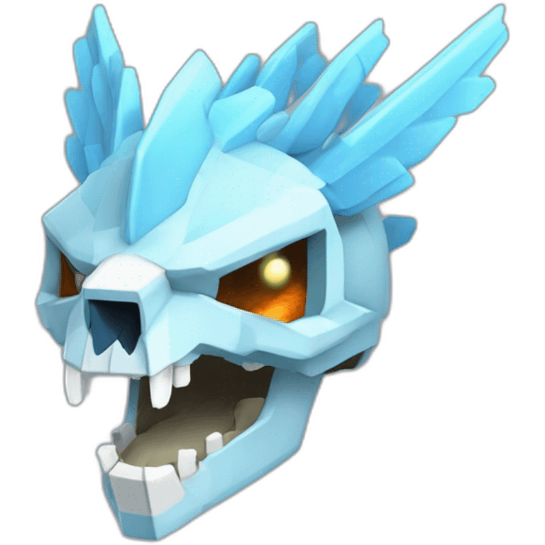 head cranial ice skull Articuno pokemon pixelmon Minecraft delegate emoji