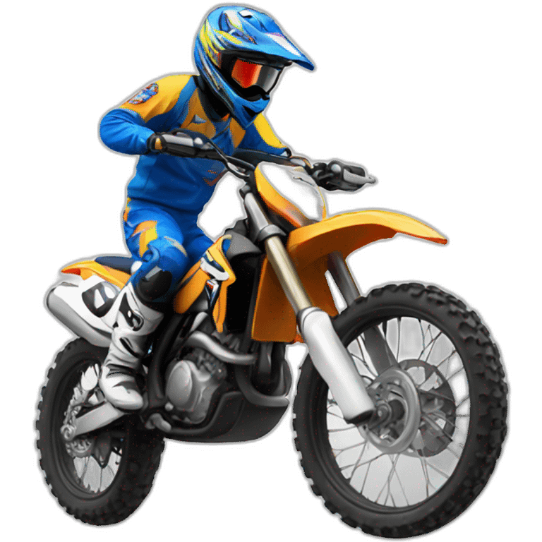 Motocross emoji