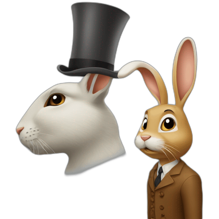 Mister jack déguisé en lapin emoji