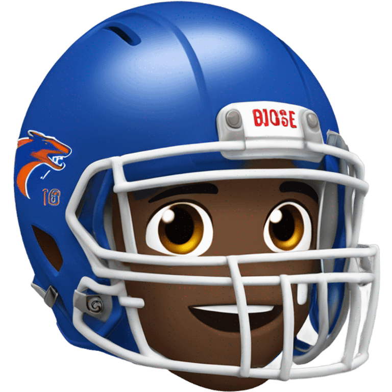 Boise State Football Player emoji