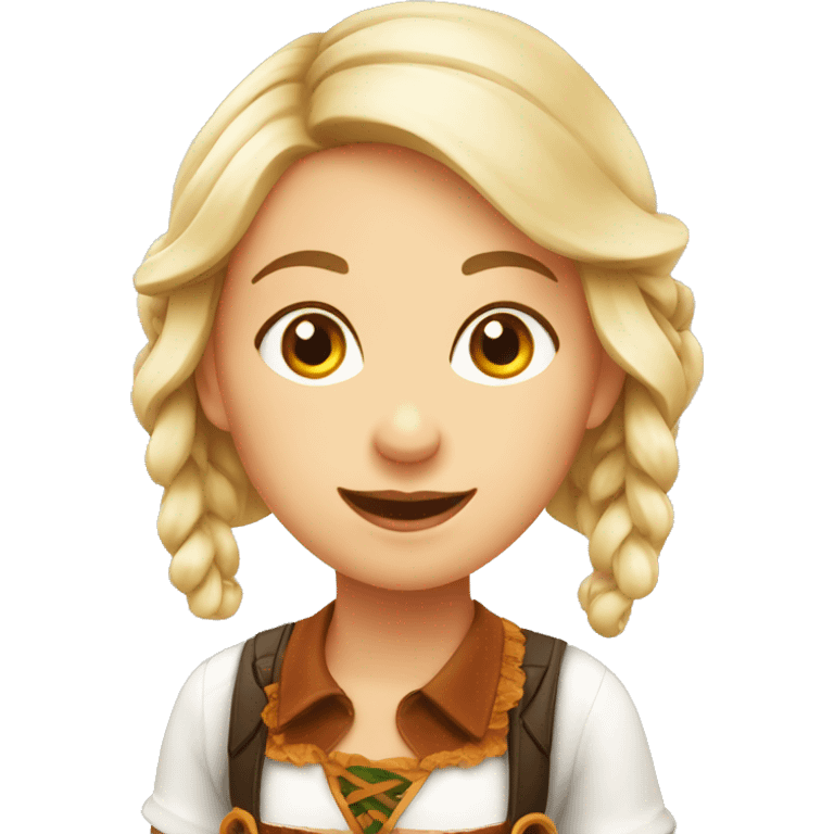 Octoberfest girl emoji