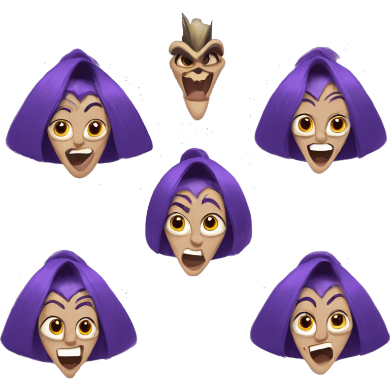 yzma from emperor's new groove cackling emoji