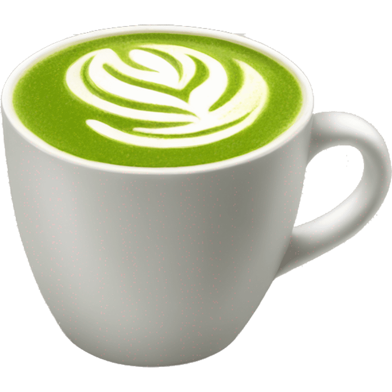 Matcha latte  emoji