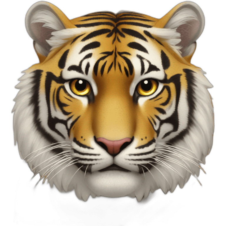 Tigre sur panthère emoji