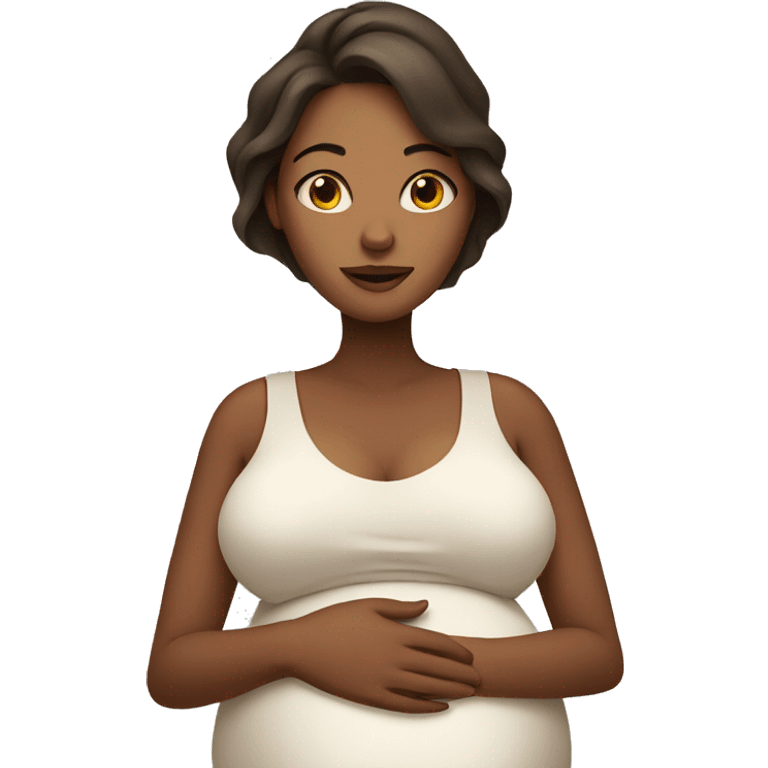 Pregnant woman emoji