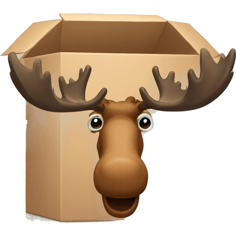 moose head in box emoji