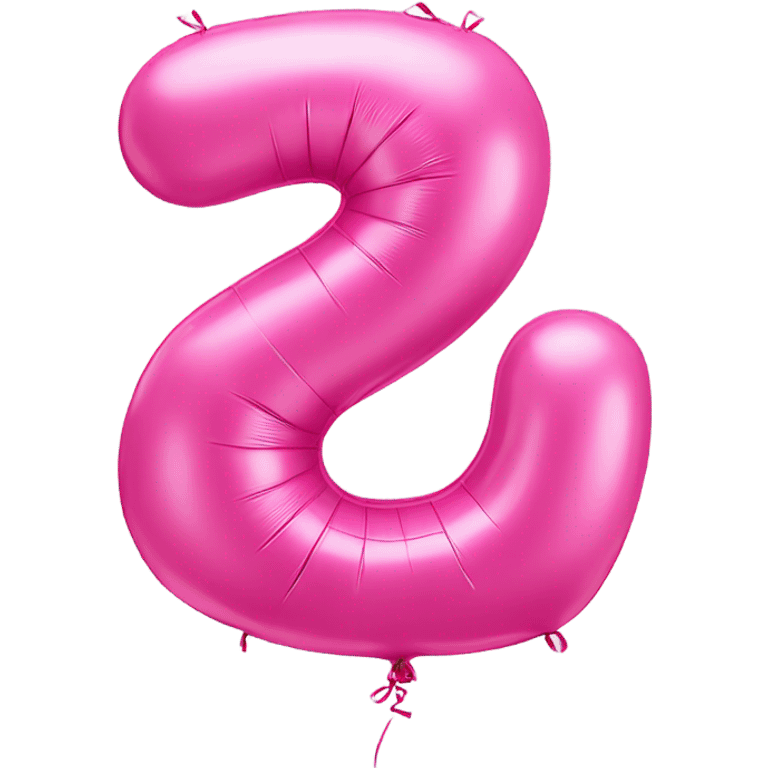 22 number balloons pink  emoji